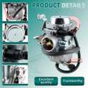 AUTOKAY KLF300 Carburetor Fits for Kawasaki Bayou 300 KLF300 KLF 300 KLF300A KLF300B KLF300C 1986-2005 ATV Carb