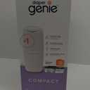 Diaper Genie Compact Pail Includes 1 Starter Square Refill That can Hold up to 165 Newborn-Sized Diapers.