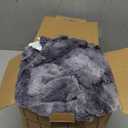 Bedsure GentleSoft Sherpa Fluffy Throw Blanket - Fleece Warm and Cozy Throw for Women Gift, Plush & Fuzzy Faux Fur Blanket for Couch, Sofa, Bed Decor, Tie Dye Design, Grey, 50x60 Inches