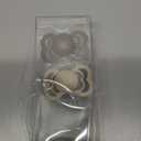 BIBS Pacifiers - Supreme Collection | BPA-Free Baby Pacifier | Made in Denmark | Set of 2 Vanilla/Dark Oak Color Premium Soothers | Size 0-6 Months