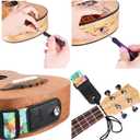 BestSounds Pineapple Ukulele Strap & Hawaiian Style Shoulder Strap Suitable for Soprano Concert Tenor Baritone String Instruments (Pineapple) (Green)