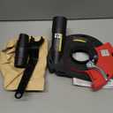 HERZO Surface Grinding Dust Shroud for Angle Grinder, Universal 4.5"/5" + Diamond grinding cup wheel 5 inch