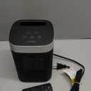 Small Portable Space Heater for Indoor Use  VOCRS 1500W PTC Electric Heater with Thermostat, Remote Control, 12H Timer, Eco and Fan Mode, Rapid and Safe Heating for Bedroom, Office