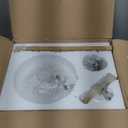 EDISHINE Modern Pendant Lights Kitchen Island, Clear Glass Shade, Gold and Farmhouse Adjustable Hanging Light for Dining, Sink, Bathroom, Hallway,