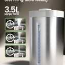 Jack & Rose Stainless Steel Humidifier, Easy to Clean, Dishwasher Safe, Cool Mist Humidifiers for Bedroom