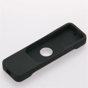 1Pc Silicone Cover Suitable for Apple TV4 Television Remote Control Case Portable Protective Sleeve Dust-Proof - (Color: Black)