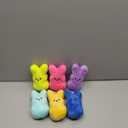PERUKOYO 6PCS Easter Bunny Plush Toys,Easter Basket Stuffers Toys for Kids,Cute Easter Bunny Stuffed Animals Bulk Plushie,Easter Egg Fillers Party Favors Gift for Girls Boys