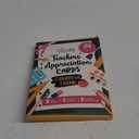 Decorably 24 Pack 4x6in Teacher Appreciation Cards with Envelopes and Stickers, 8 Colorful Designs Teacher Thank You Cards with Envelopes with Printed Message Inside