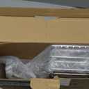 Nieifi Corner Shower Shelves Stainless Steel, Adhesive Shower Caddy Basket Rack with Hooks, Rust Proof for Bathroom Shelf Shampoo Holder (Silver, 2 Pack)