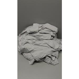 Bedsure King Size Sheets Set - 4 Pieces Soft King Sheets - Breathable & Cooling - Hotel Luxury - Easy Care Polyester Microfiber Bedding for Women, Men, Light Grey
