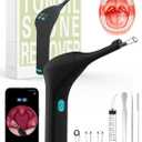Voraiya Electronic Tonsil Stone Remover with Camera & Light Visible Tonsil Stone Removal Kit APP Connection 5 Level Suction Tonsils Stones Vacuum Cleaner Oral Care Tool for Adults