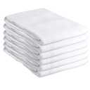 Ruvanti Unisex Baby Boys Girls Birdseye Prefold Cloth Diapers Washable - White 3-Ply 10 Pack