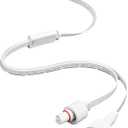 1.64FT Y-Splitter Permanent Outdoor Lights Extension Cable for GOVEE,Y-Shaped IP68 Waterproof Extension Cord with 3Pin Plug,Suitable with Govee H705A H705B H705C H706A H706B (1 MALE to 2 FEMALE)