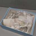 Delicious Everly ~ Women Ankle Strap Low Heel Bridal Dress Sandals (7.5)