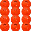 Franklin Sports X-40 Outdoor Pickleballs - Official Ball of USA Pickleball, APP Tour + US Open - Regulation Size