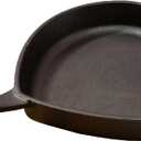 Paris Hilton Pre-Seasoned Cast Iron Heart Skillet Pan, Heavy-Duty Frying Pan for Cooking, Baking & Searing, Oven Safe, Stovetop Compatible, 10-Inch (Black)