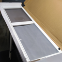Large Dog Door for Sliding Glass Door - Left Open from Inside