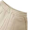 LovelyWholesale Women Sweatsuits 2 Piece Set Zip Up Sweatshirt and Wild Leg Sweatpants Set Apricot, Size: Small