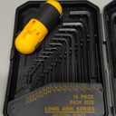 ELEAD 31-Piece Hex Key Set - Allen Wrench Set, SAE and Metric Allen Keys MM(0.7mm-10mm) SAE(0.028"-3/8) Heat-Treated, Torque Handle, High Leverage, Long & Short Keys, Easy Organization