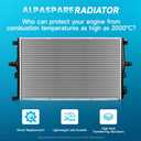 13157 Radiator for Chrysler 300 2009-2022; Dodge Challenger 2009-2022; Charger 2009-2021 OEM# 68050126AA;K68050126AA;13298 | Direct OEM Fit Replacement Cooling Radiator, w/o TOC & EOC