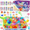 Magic Water Elf Toy Kit, Crafts for Kids Ages 4-8, Squishy Maker Set with 14 Magic Gels, 12 Shape Molds, Aqua Fairy, Magic Water Elf, Children's DIY Magic Water Gel Kit, Magic Elf Water Toy for Kids