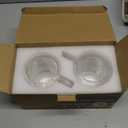 ChaYeah, Double Wall Glasses, 12 OZ Insulated Cups with Handle, Perfect for Tea, Coffee, Water, and More (Set of 2)