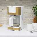 WESTBEND TIMELESS 12C COFFEE MAKER WH/GL