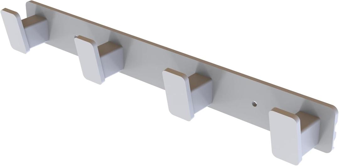 Coat and Hat Wall Mount Rack - Heavy Duty Wall Hooks Metal Coat Hook, Towel Hook Rack for Robes,Coats,Hats,Towels,Keys,and Towels Bathroom Towel Hanger (Beige, 4 Hooks)