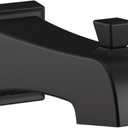 DELTA FAUCET RP77091BL Ashlyn Pull-Up Diverter Tub Spout, Matte Black