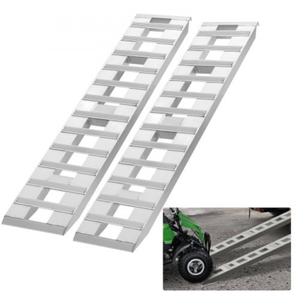FAYUWUOX 72x15 Inch 6000Lbs Aluminum Ramps Lawn Mower, Wheelchair Ramps Home Steps, Low Profile Car Ramps Oil Changes