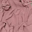 BeautyNee Womens Maternity Dress for Photoshoot Baby Shower Flutter Strap Sleeve Square Neck Smocked Maxi Boho Dress (XX-Large)