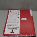 Top Loader Binder for Cards, 9 Pocket, Holds Up to 360 Toploaders with Ringless 20 Double-Sided Sleeves, Side Loading Top Loader Card Binder with Zipper for Trading Sports Cards in 3" x 4" Toploaders (Red)