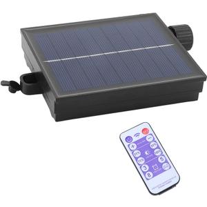 Diydeg Replacement Solar Panel, Automatic Waterproof Adjustable Solar String Light Control Box with Remote Control, Solar Lamp String Circuit Board (Output Flat Pressure 3V)