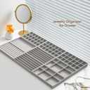 SPAKOWN Jewelry Drawer Organizer Inserts Set of 9, Velvet Jewelry Trays for Drawers, Storage for Earring, Ring, Necklace, Watch, Bracelet (Grey)