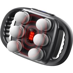 WGL&HJ 6 Heads Deep Tissue Massage Gun, for Thighs, Calves, Arms, Waist, Back, Buttocks,Neck and Shoulders Relaxation,Recover & Massage