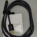 Warrky DisplayPort to HDMI Cable [8K@60Hz, 4K@240Hz, Nylon Braided, Black] 6FT Unidirectional DisplayPort 1.4 Source to HDMI 2.1 Display, DP to HDMI Compatible with PC, Dell, AMD, Lenovo, Monitor, HP