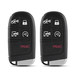 GZXNKEY Smart Key Fob Keyless Entry Remote Replacement for Ram ProMaster 1500 2500 3500 2022 2023 2024 2025 M3N-40821302 7FF25LXHAB 4Achip 2PCS
