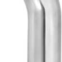 PATIKIL 90 Degree Mandrel Bend Elbow, 1 1/2inch OD Sanitary Exhaust Elbow Exhaust Pipe Connector 304 Stainless Steel 4in l Extended Pipe for Welding Modified Stair Handrail HVAC, 1 Pcs