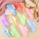 14 Pack Acrylic Hair Claw Clips Large Non-Slip Claw Clip for Thick Thin Cute Hair Clips Bulk for Women Girls Ladies Home Out Headpiece