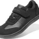 DREAM PAIRS Boys Girls Shoes Kids Barefoot Casual Walking Lightweight Running Athletic Sneakers Little Kid Big Kid (Black)