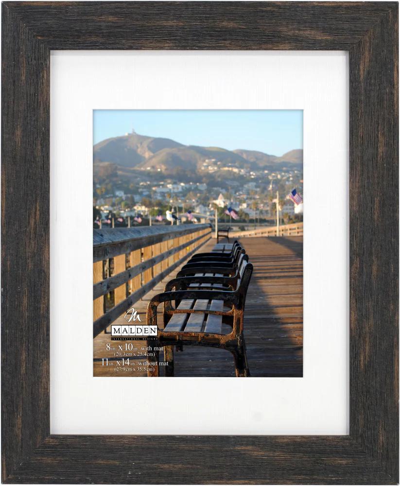 Malden 8x10 Picture Frame with 5x7 Mat 5x7 in