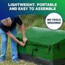 Outdoor Storage Box 143 Gallon Waterproof Deck Box, Patio Storage Box, Outside Storage Bin for Garden, Pool, Yard & Camping Heavy-Duty Deck Storage Waterproof for All-Weather Protection
