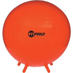 Champion Sports Fitpro Ball with Stability Legs (75cm, 30" Diameter, Red)