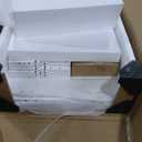 Jocoevol White 5 Drawer Dresser for Bedroom, 15" D x 23.7" W x 40.4" H in Simply Modern Chest of Drawers, Wood Storage Dresser with Deep Drawers for Living Room Hallway Entryway, White