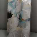 SOUGUAN Abstract Canvas Wall Art Black Line Painting Green Graffiti Posters Minimalist Room Decor Colorful Wall Prints for Office Bedroom 20x40 Inch