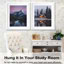 BAISITE Diamond Art Kits for Adults Beginners,2 Pack Round 5D Paint with Diamonds Pictures Full Drill Cross Stitch Home Wall Decor DIY Crafts Kits(12x16 Inches) BSTDPK805-806