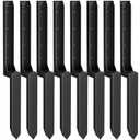 Fence Post Repair Kit，Heavy Duty Steel Fence Post Anchor Ground Spike ，Quick Fix Broken/Leaning Wood Posts with，and Fixed Fence Posts(One-Piece 33.7",8 pcs)