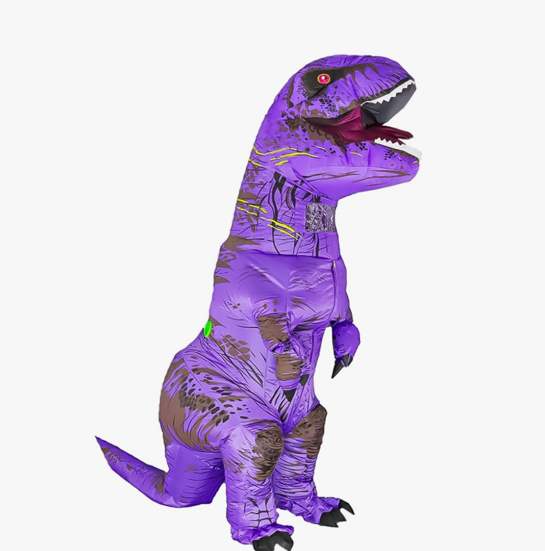 Inflatable Dinosaur Costume for Adults Blow up T-rex Costume Funny Party Dino Costume Fancy Halloween Costume Suit
