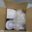 4 Pack Battery Operated Light Bulb, Stick-Up Battery Powered Wireless LED Closet Light Bulb, Self Adhesive Wall Light Fixture with Pull Chain for Cabinet Bedroom Kitchen, 3000K Warm White