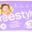 Freestyle Diapers Size 3, 28 CT (16-28 lbs)